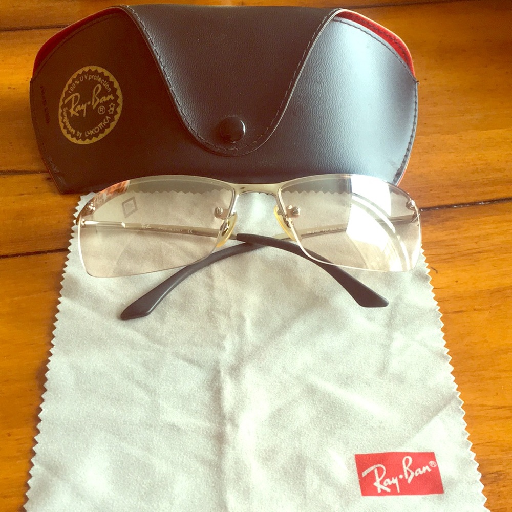 Ray Ban Gold Sunglasses